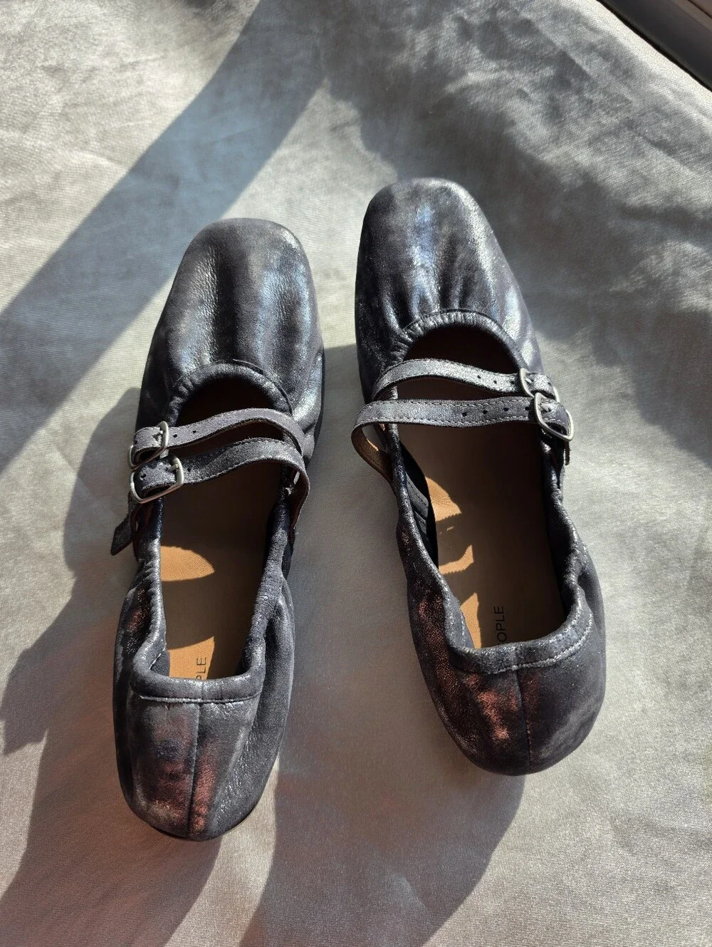 Free People Gemini Ballet Flats Sz 10